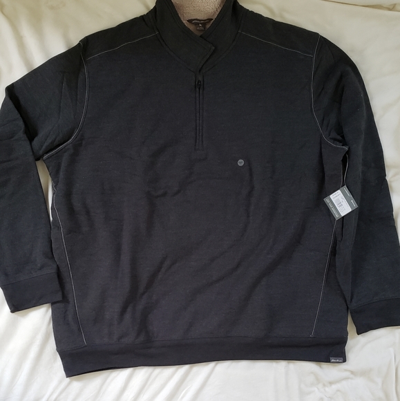 Men's Eddie Bauer Sweatshirt XXL Tall Quarter Zip